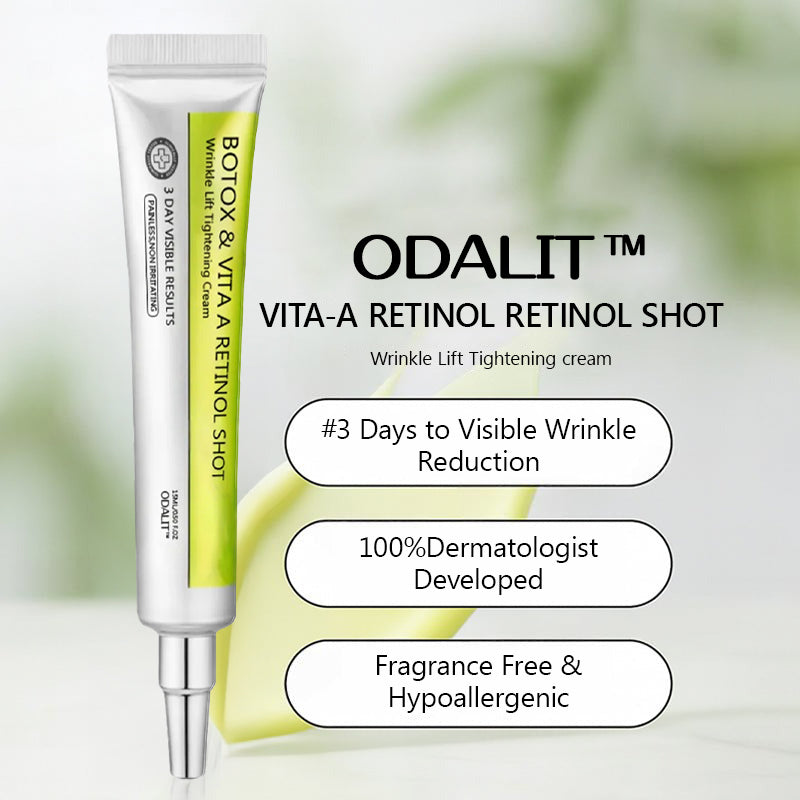 [🔥Last Day 70% OFF] ODALIT™ Botox & Retinol Shot - Eraser for Deep Wrinkles, Sagging Jowls & Puffy Eyes